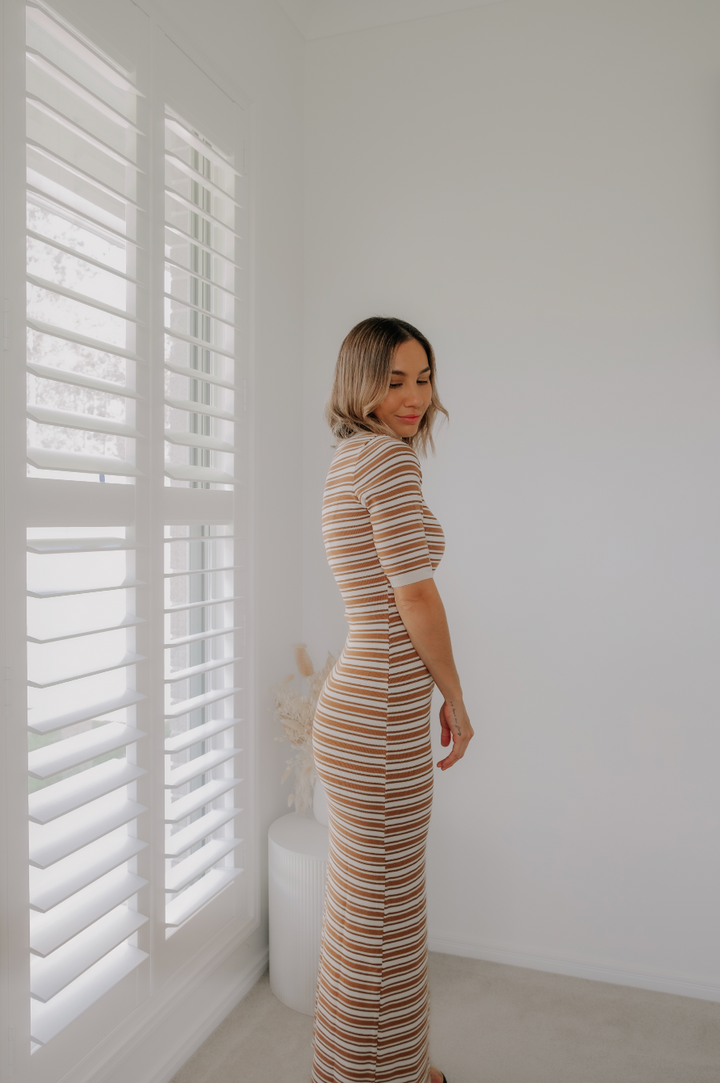 Ash Stripe Dress
