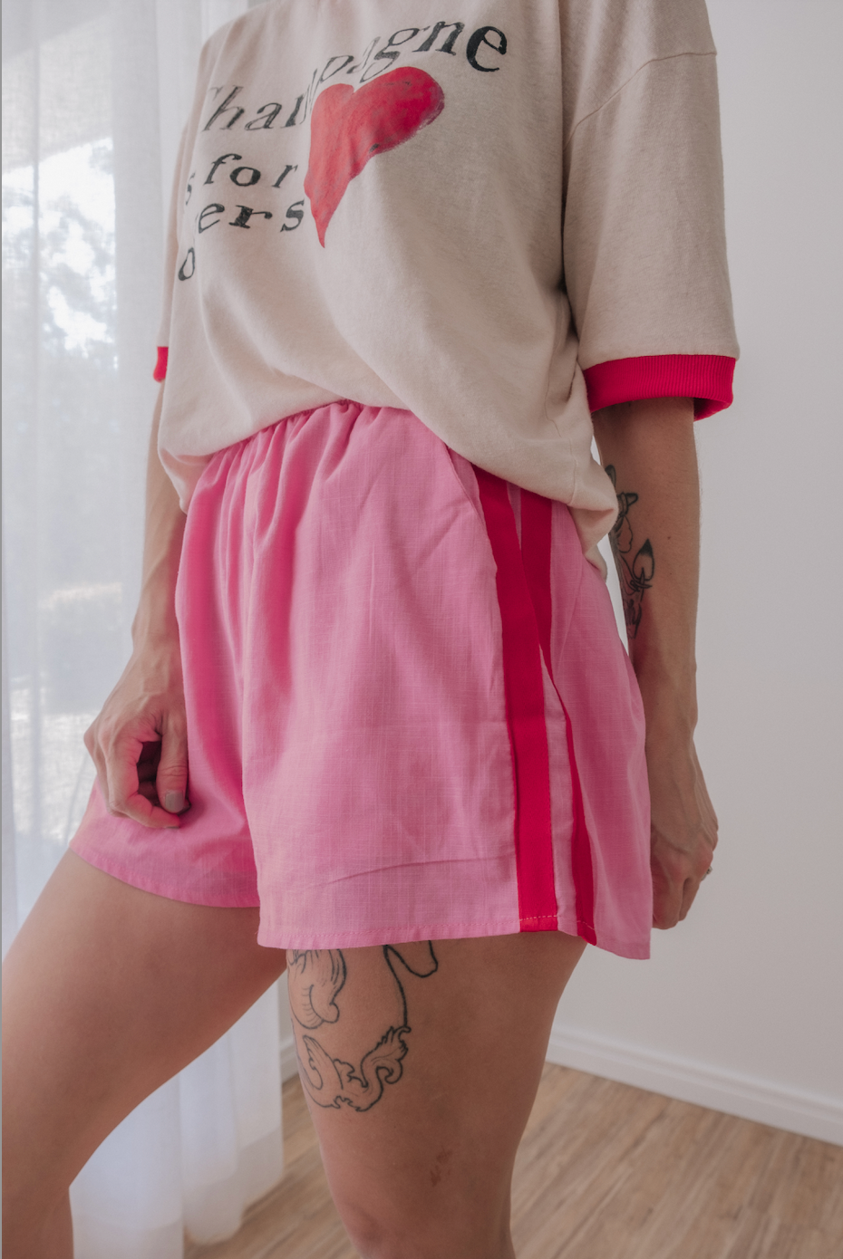 Tilly Shorts - Pink / Red