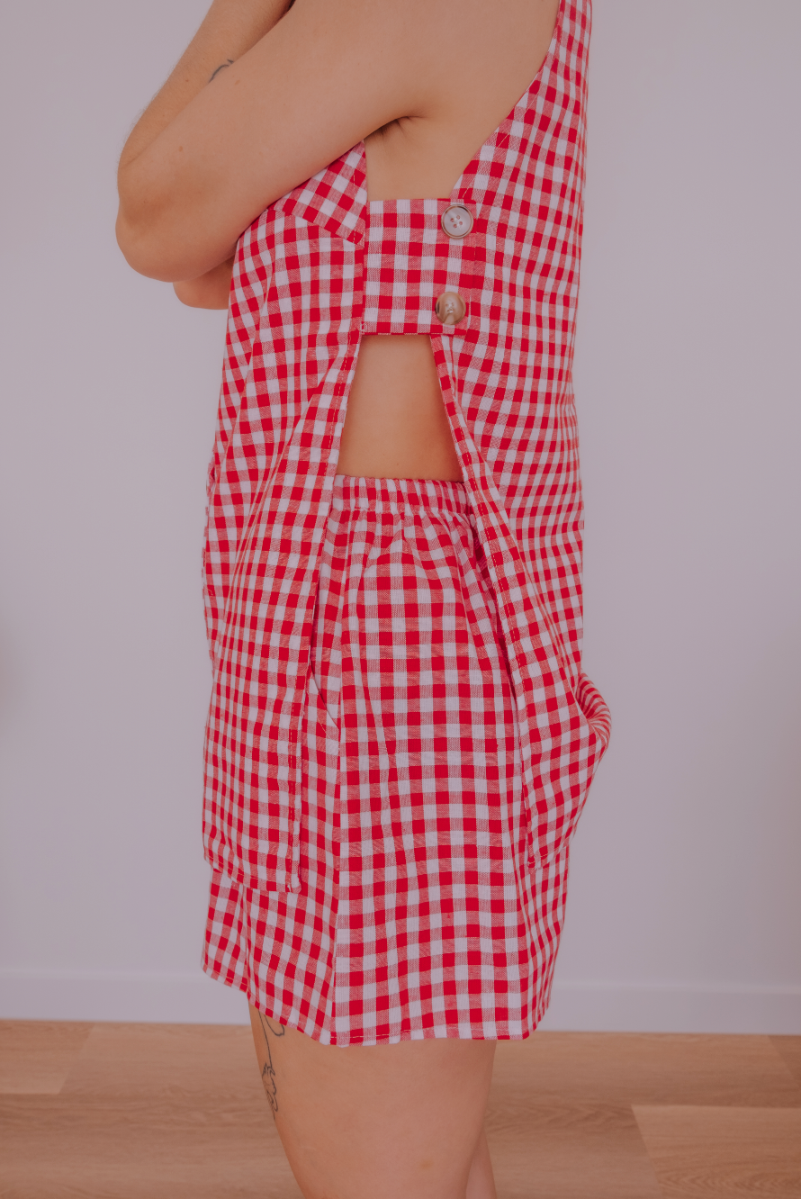 Holly Set - Red Gingham