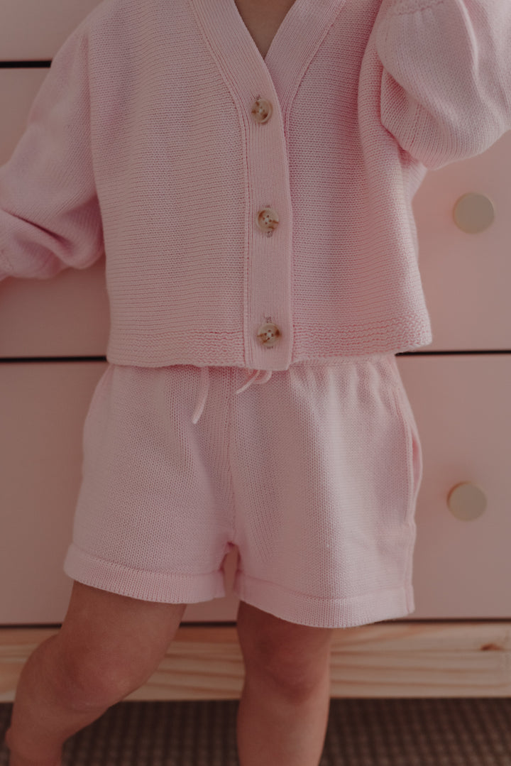 Florence - Pink Kids Knit Set